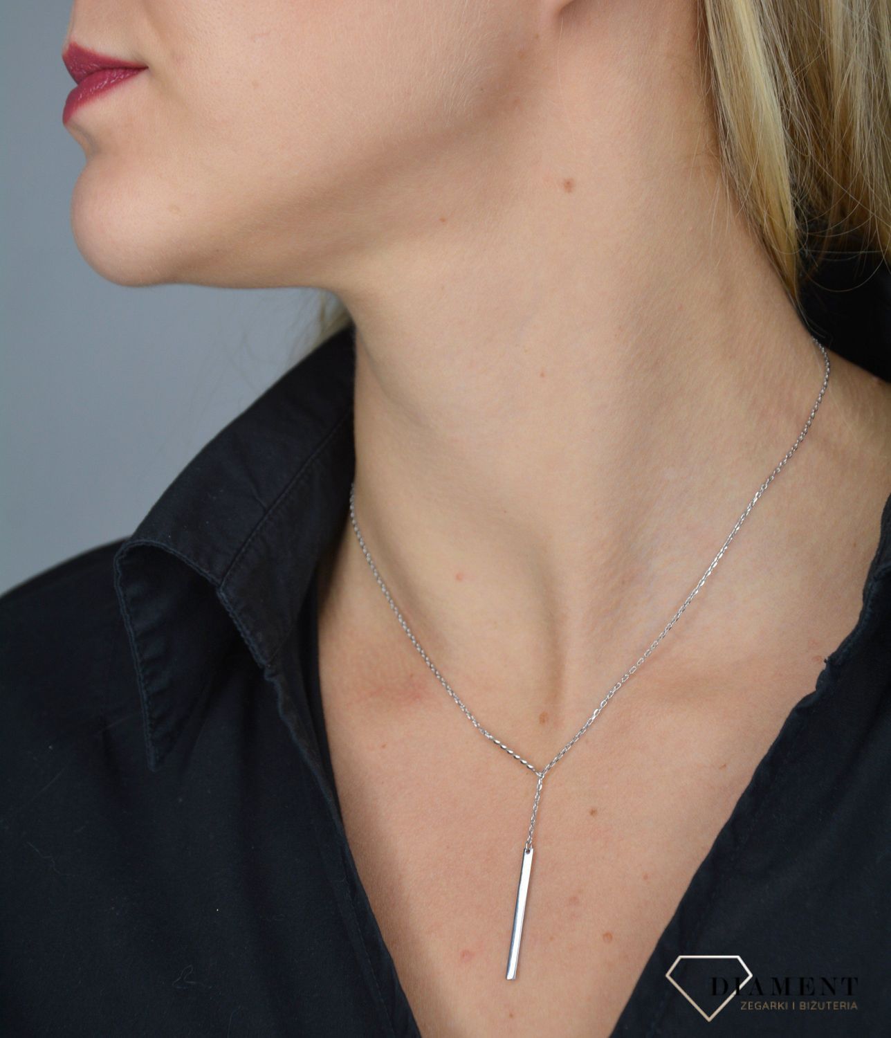 Srebrny naszyjnik blaszka Dall'Acqua N KXS 35 041v.jpg